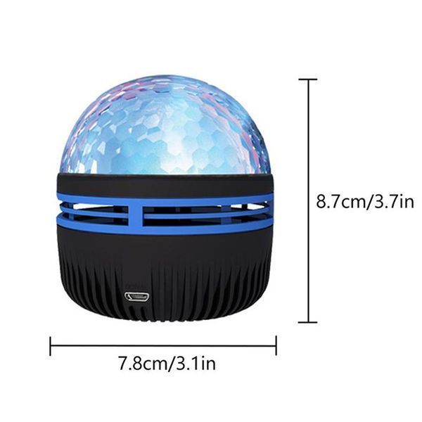 Нічник проектор з пультом від USB, LED Q6 STAR LIGHT 2503 / Світлодіодна обертова лампа / Настільний нічник-лампа 234588625 фото