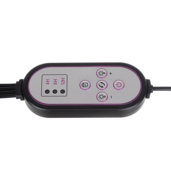 Фітолампа для домашніх рослин з 4 режимами освітлення, від USB / LED лампа для фотосинтезу / Світлодіодна лампа для рослин 234582750 фото
