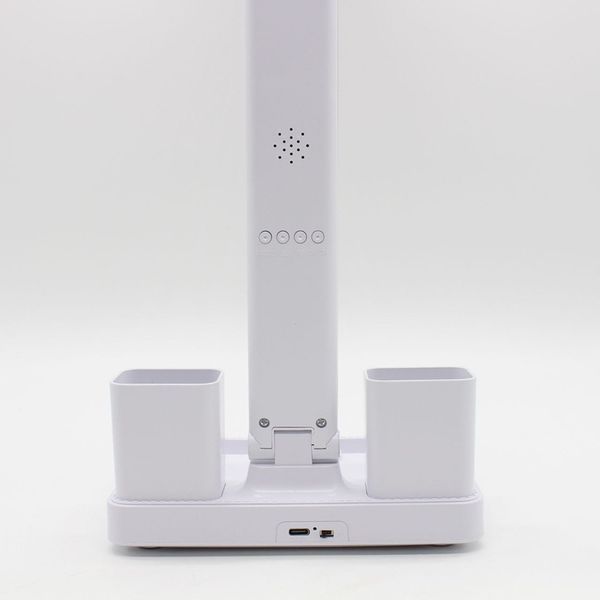 Настольная лампа с двумя плафонами и дисплеем 4в1, 7W, от USB / Сенсорная светодиодная лампа на аккумуляторе 234572524 фото