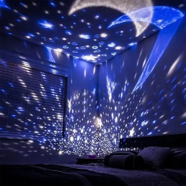 Світильник нічник "Star Master", Рожевий / LED проектор зоряного неба 23456525801 фото