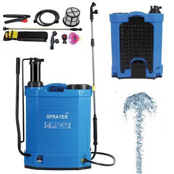 Акумуляторний обприскувач 2в1 + насадки, 16л, Sprayer / Ранцевий електрообприскувач для саду 234576707 фото