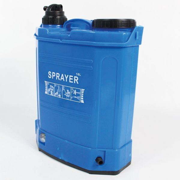 Аккумуляторный опрыскиватель 2в1 + насадки, 16л, Sprayer / Ранцевый электроопрыскиватель для сада 234576707 фото