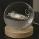 Светодиодный 3D ночник хрустальный шар, от USB, 8 см, Галактика / Светильник-ночник / Детский ночник настольный 234587289 фото 5