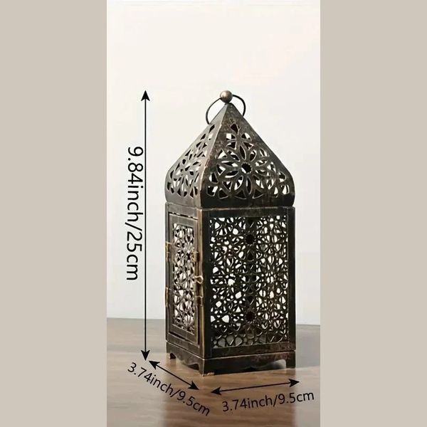 Декоративный подсвечник Сияние 9,5&times;9,5&times;25 см / Подсвечник-фонарь / Железный подсвечник / Классический подсвечник 234583554 фото