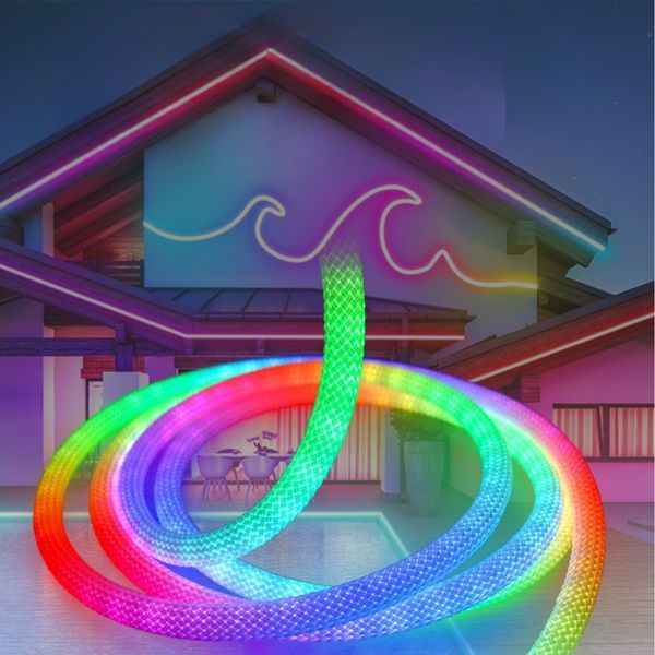 Неоновая LED-лента от USB, 5м, RGB, SFK-30 / Гибкая светодиодная лента / Светодиодная подсветка 234584849 фото