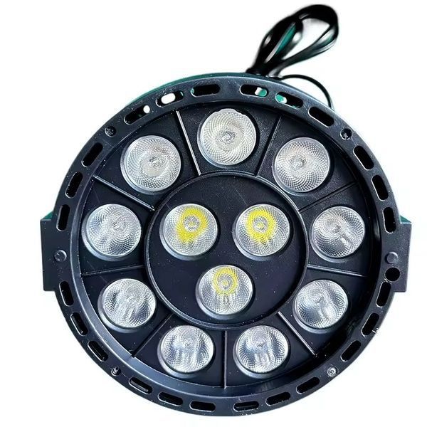 Світлодіодний LED прожектор RGB, 12LEDх1W, від мережі / Сценічний світильник / Прожектор заливного світла 234588712 фото