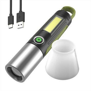 Ліхтарик ручний від USB, BL S507 / Компактний ліхтарик на акумуляторі / Ліхтар акумуляторний для кемпінгу 234575268 фото