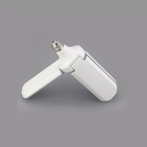 Складная лампа на 3 лопасти 45Вт, с цоколем E27, Fan blade bulb / Светодиодная лампочка / Led лампа 234568374 фото