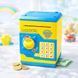 Дитячий сейф-скарбничка електронна, 13x12,5x18см, Maxland MK 3916 Yellow / Іграшкова скарбничка з купюроприймачем / Іграшковий сейф на батарейках 345708748 фото 1