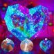 Ночник 3D сердца с эффектом голограммы, 20 см, от батареек и USB / Голографическое сердце с подсветкой / Светильник сердце 234587432 фото 7