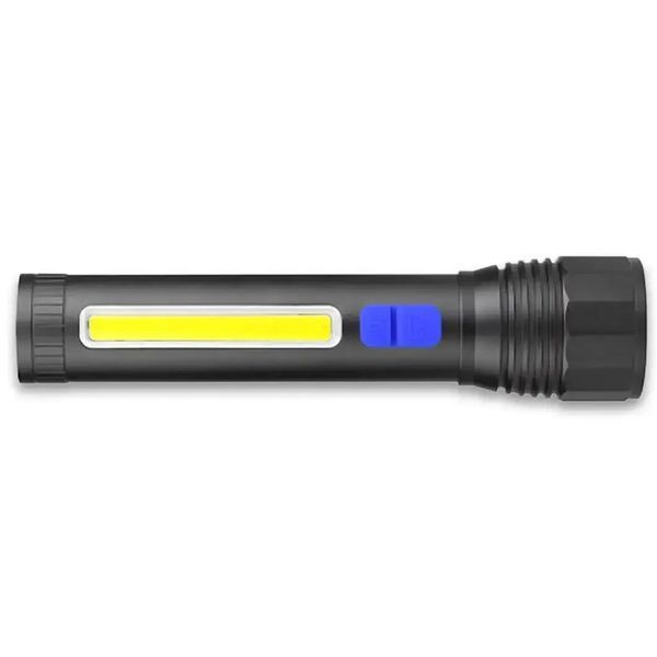 Ручний ліхтар акумуляторний із зумом, від USB, Bailong CB-C12-P50-COB / Світлодіодний ліхтар / Акумуляторний ліхтарик / Ліхтар LED 234590630 фото