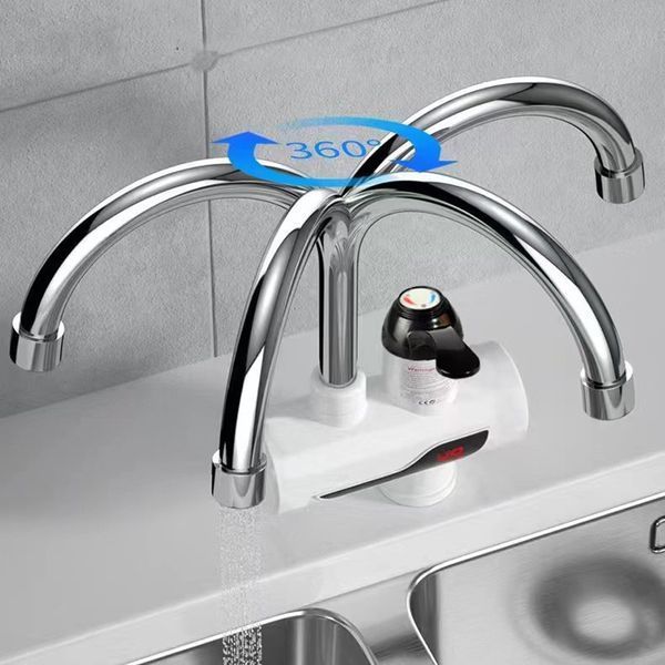 Проточный водонагреватель с LCD экраном, 3000Вт, RX-002 / Кран водонагреватель / Кран с подогревом воды 234591607 фото