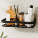 Металлическая полка для ванной (30х13х4,5 см), до 10кг Bathroom shelf / Навесной органайзер для ванной комнаты 234567590 фото 6