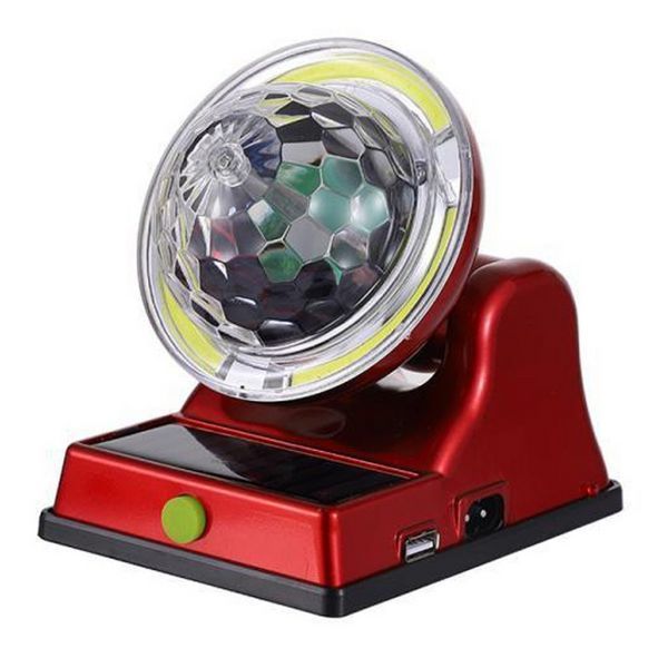 Дискошар з LED ліхтарем, на сонячній батареї, USB, 360 Energy 3888B / Лампа - диско куля для дому 234570517 фото