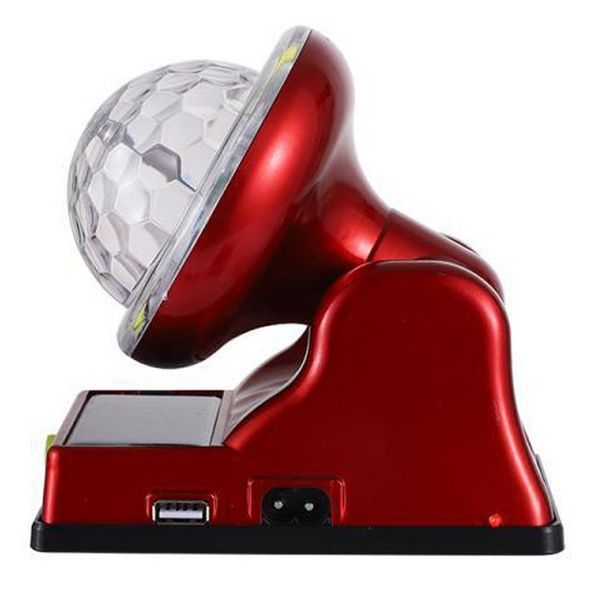Дискошар з LED ліхтарем, на сонячній батареї, USB, 360 Energy 3888B / Лампа - диско куля для дому 234570517 фото