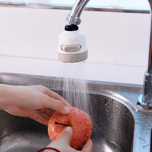 Насадка на кран, поворотна головка на 360 градусів, Water Save / Економлювач води / Насадка-аератор для крана 234566609 фото