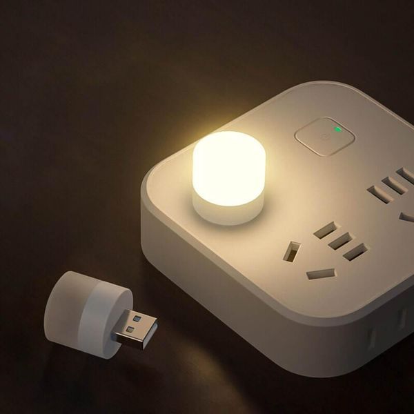 Світлодіодна лампа USB LED Lamp 5V 1W 6000K біла / Портативний міні світильник з USB / USB нічник 234565299 фото
